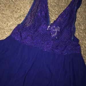 Sexy Purple Lingerie Dress